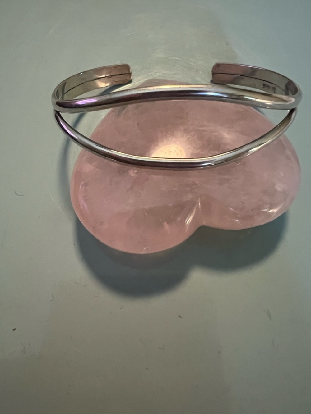 70’s Vintage Signed Sterling Cuff Bracelet for Sm Wrist